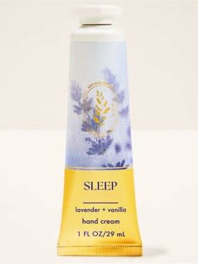 Bath & Body Works Aromatherapy Sleep Lavender Vanilla Hand Cream 1 oz NWT